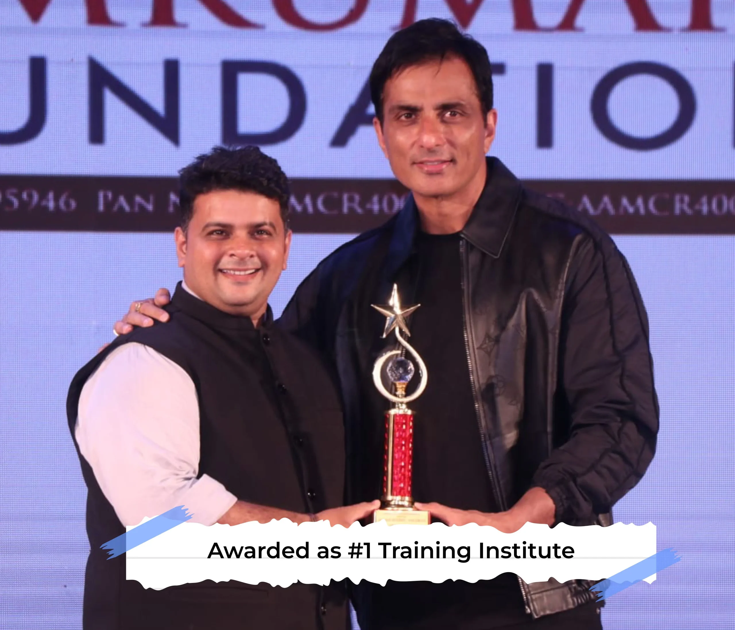 Asian Iconic Award with Sonu Sood